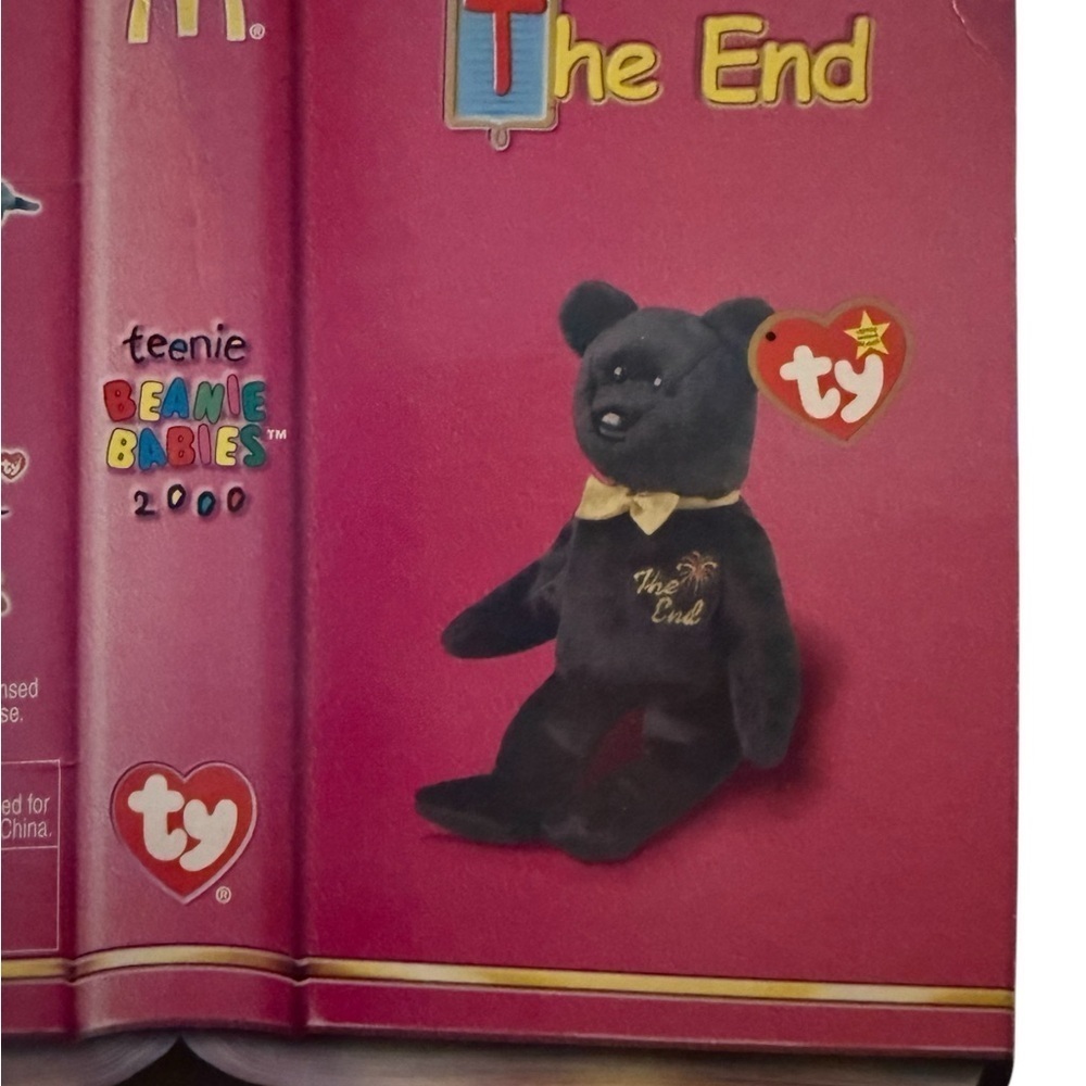 Ty Beanie Baby The End 1999 Y2k Millennium Teddy Bear. New In Box. - Picture 6 of 12